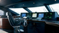 Yacht ANNAMIA -  Wheelhouse.